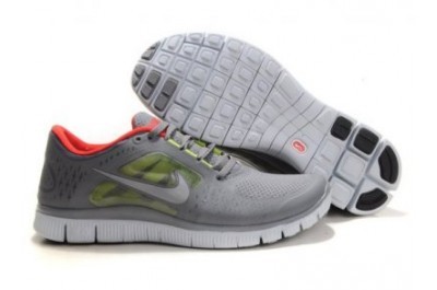 Nike Free 5.0 V3 Womens Running Shoes Grey Red - Click Image to Close